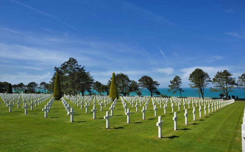 Cimetière américain de Colleville-sur-Mer en Normandie, lieu de mémoire du Débarquement à visiter lors d’un séjour historique sur les plages du 6 juin 1944