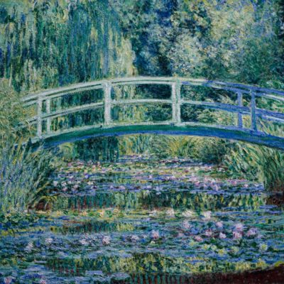 La peinture impressionniste « Nymphéas et le pont japonais » de Claude Monet