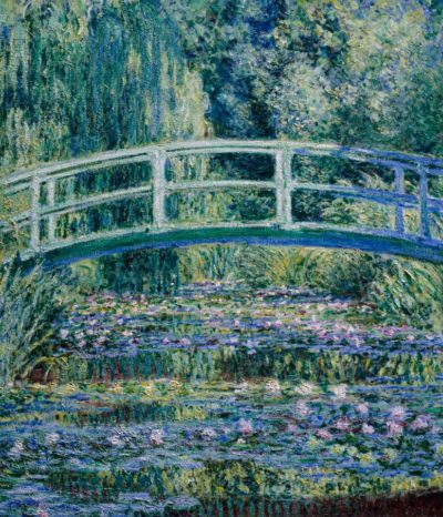 La peinture impressionniste « Nymphéas et le pont japonais » de Claude Monet