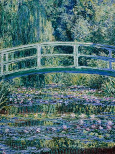 La peinture impressionniste « Nymphéas et le pont japonais » de Claude Monet