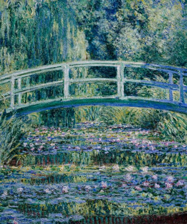 La peinture impressionniste « Nymphéas et le pont japonais » de Claude Monet