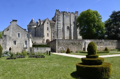 Vue du jardin du château des Comtes du Perche