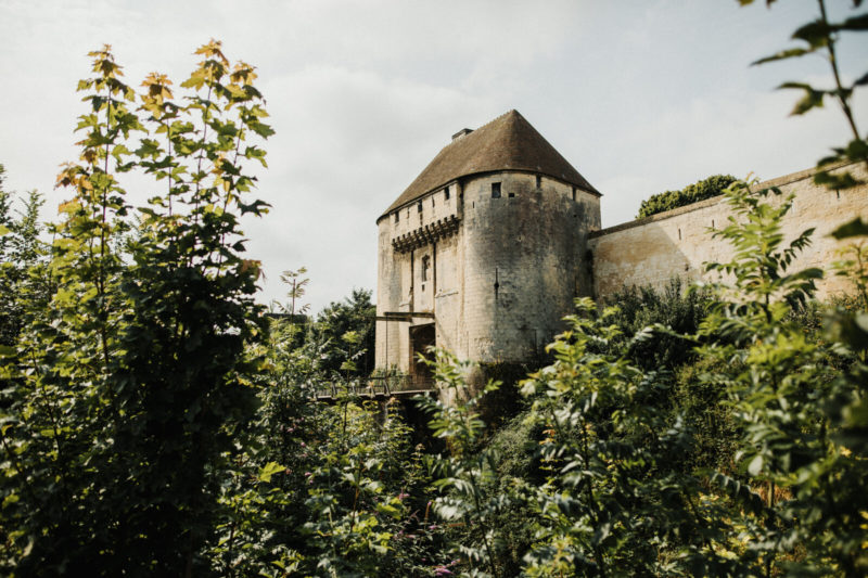 Entrée et pont levis du Château Ducal de Caen
