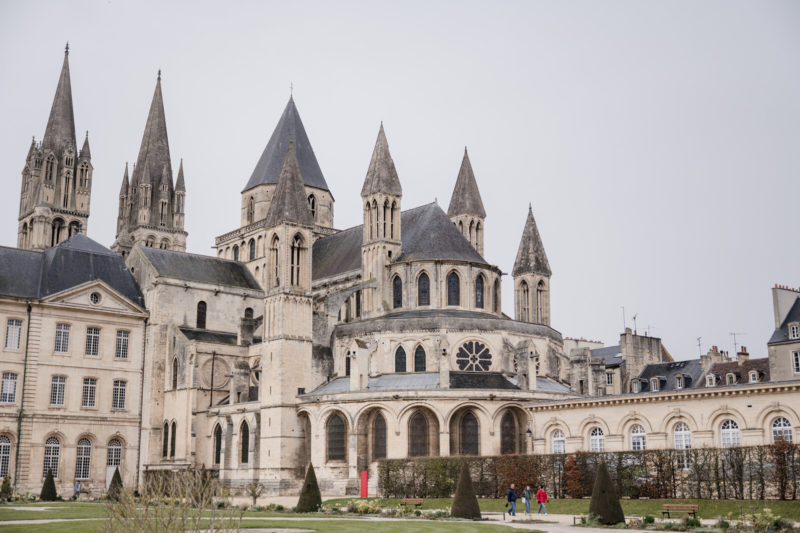 Abbaye aux Hommes et la mairie de Caen