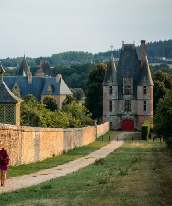 Château de Carrouges, bord de la forteresse