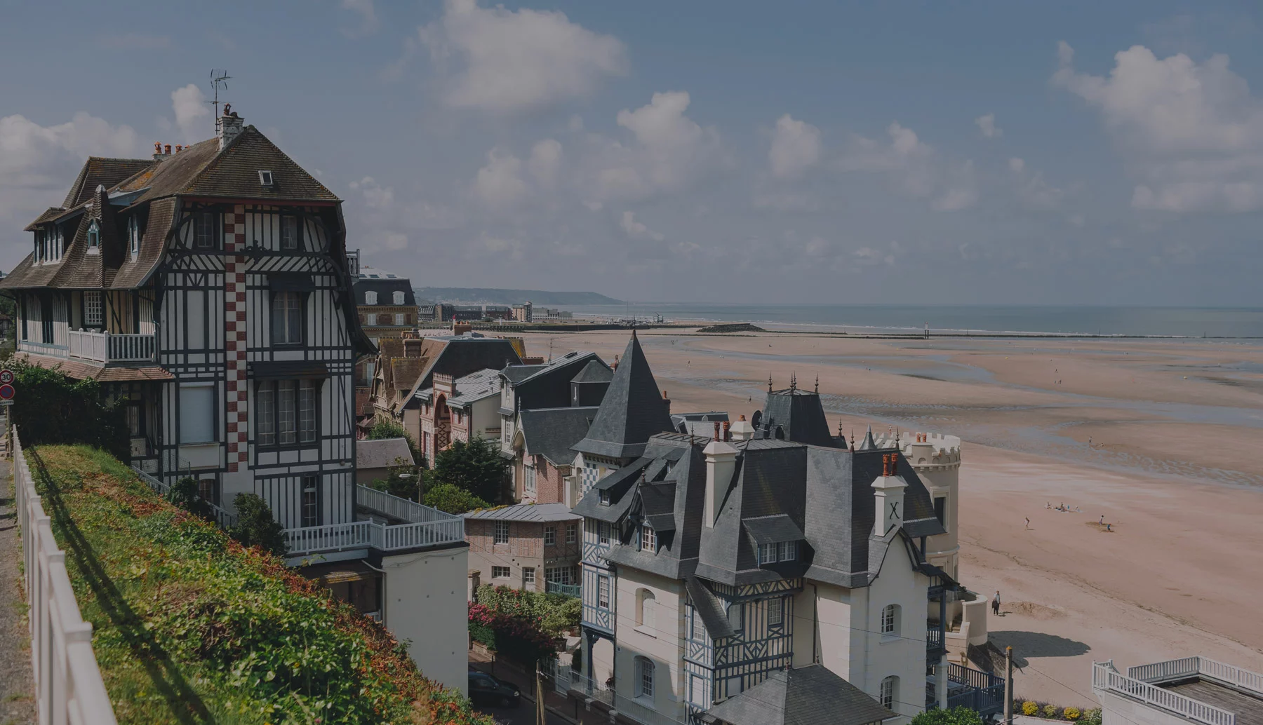 Trouville, la plage